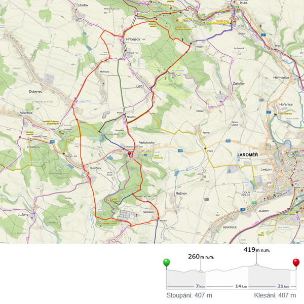 Trasa P22, p (22 km)